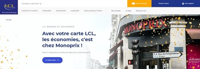 Site LCL Particuliers